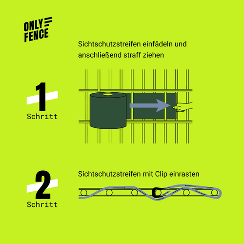RATTA Privacy Screen Strips Rattan Double Wire Fence 26m 19cm PP Weatherproof