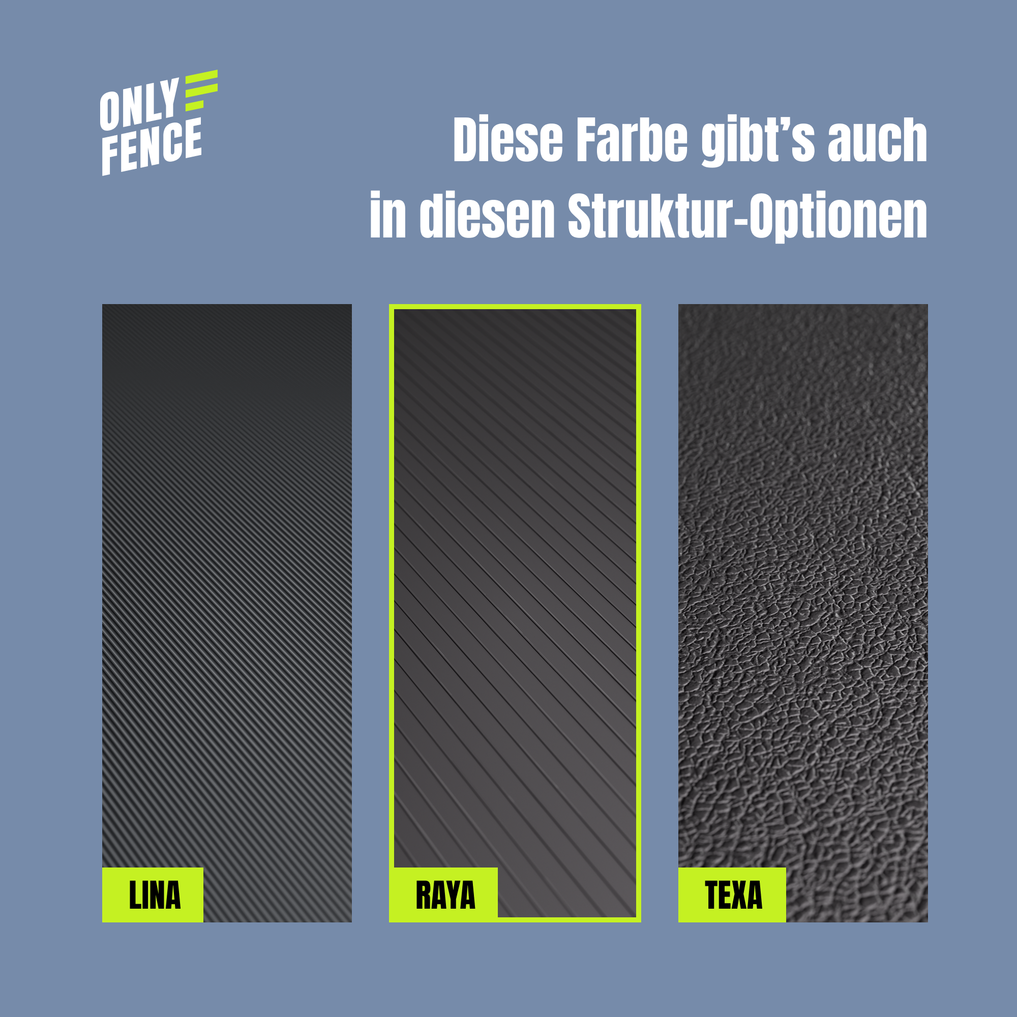 RAYA Hart Sichtschutzstreifen vorgeschnitten 10× 2,55m 19cm Doppelstabmatten PP